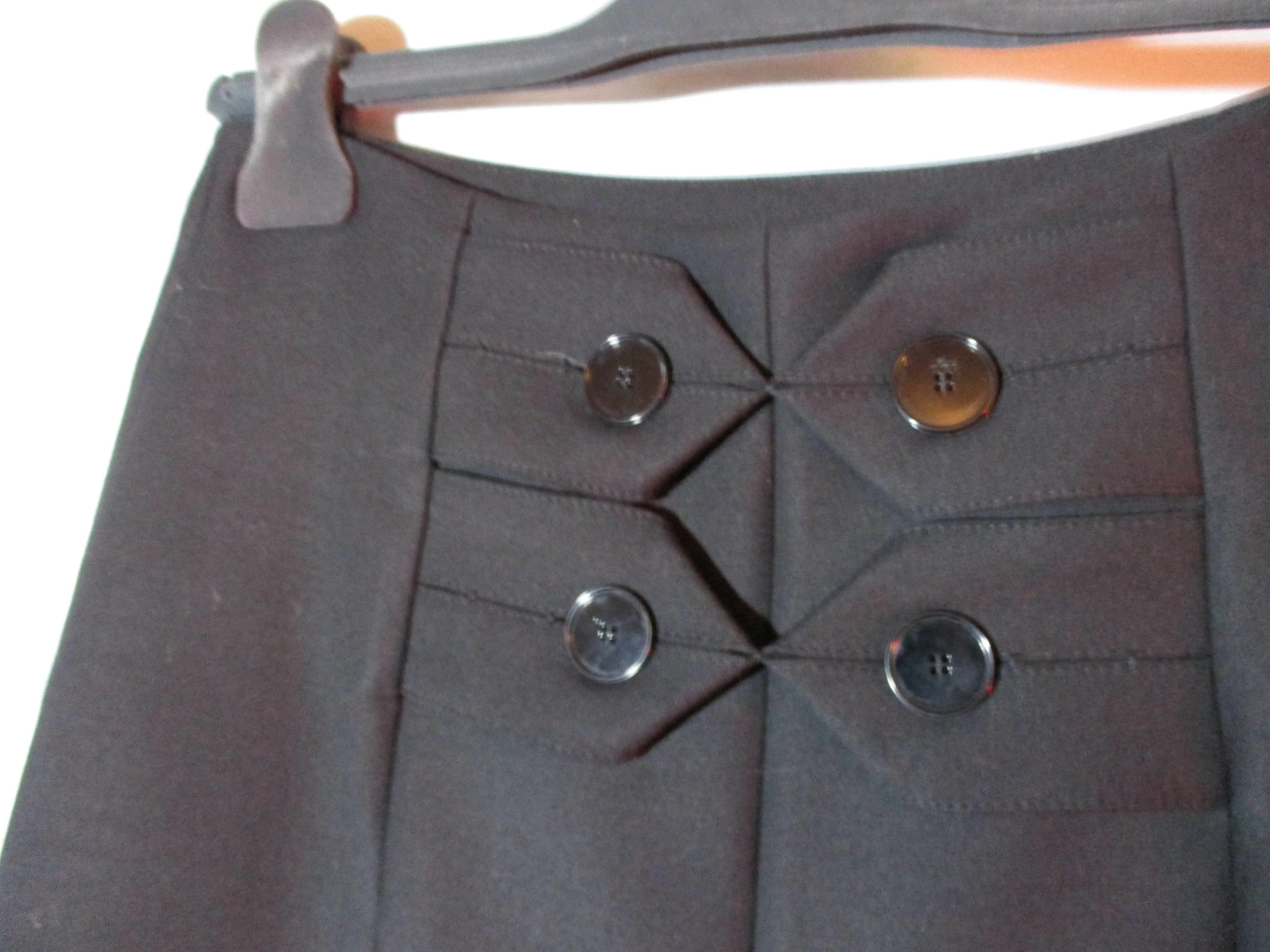 NWT NEW CHRISTIAN DIOR PARIS PANTALON ND Wool Pants Trouser 36 BLACK
