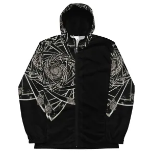 "Black Topological Rose" Collection - Men’s Windbreaker