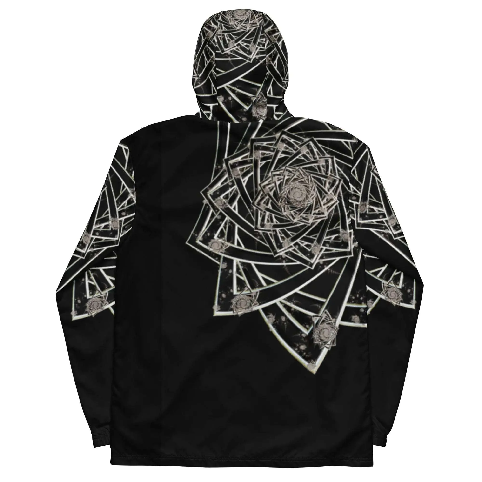 "Black Topological Rose" Collection - Men’s Windbreaker