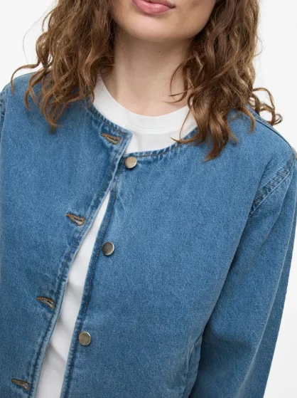 Reba Denim Jacket - Light Blue Denim