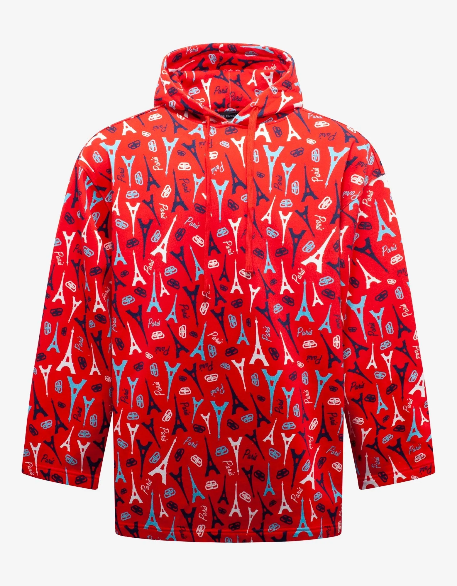 Red BB Paris Oversized Hoodie -
