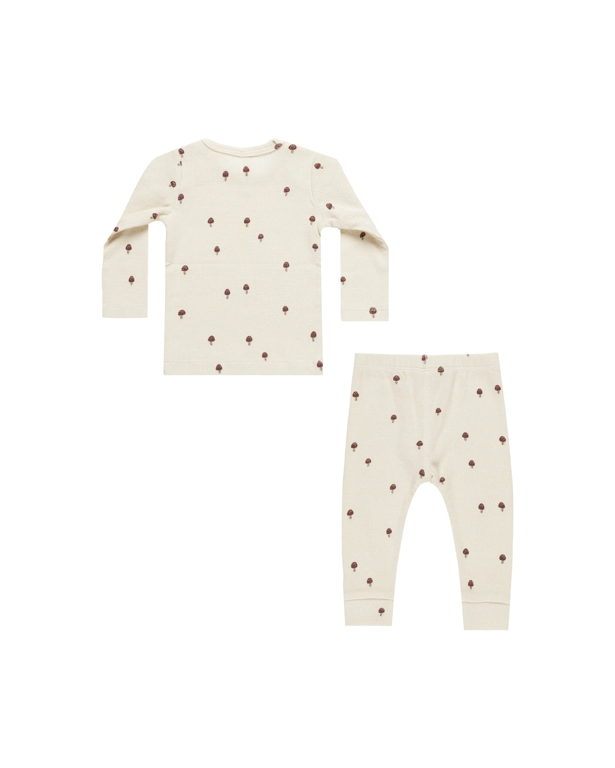 Ribbed Tee   Legging Set | Mushrooms