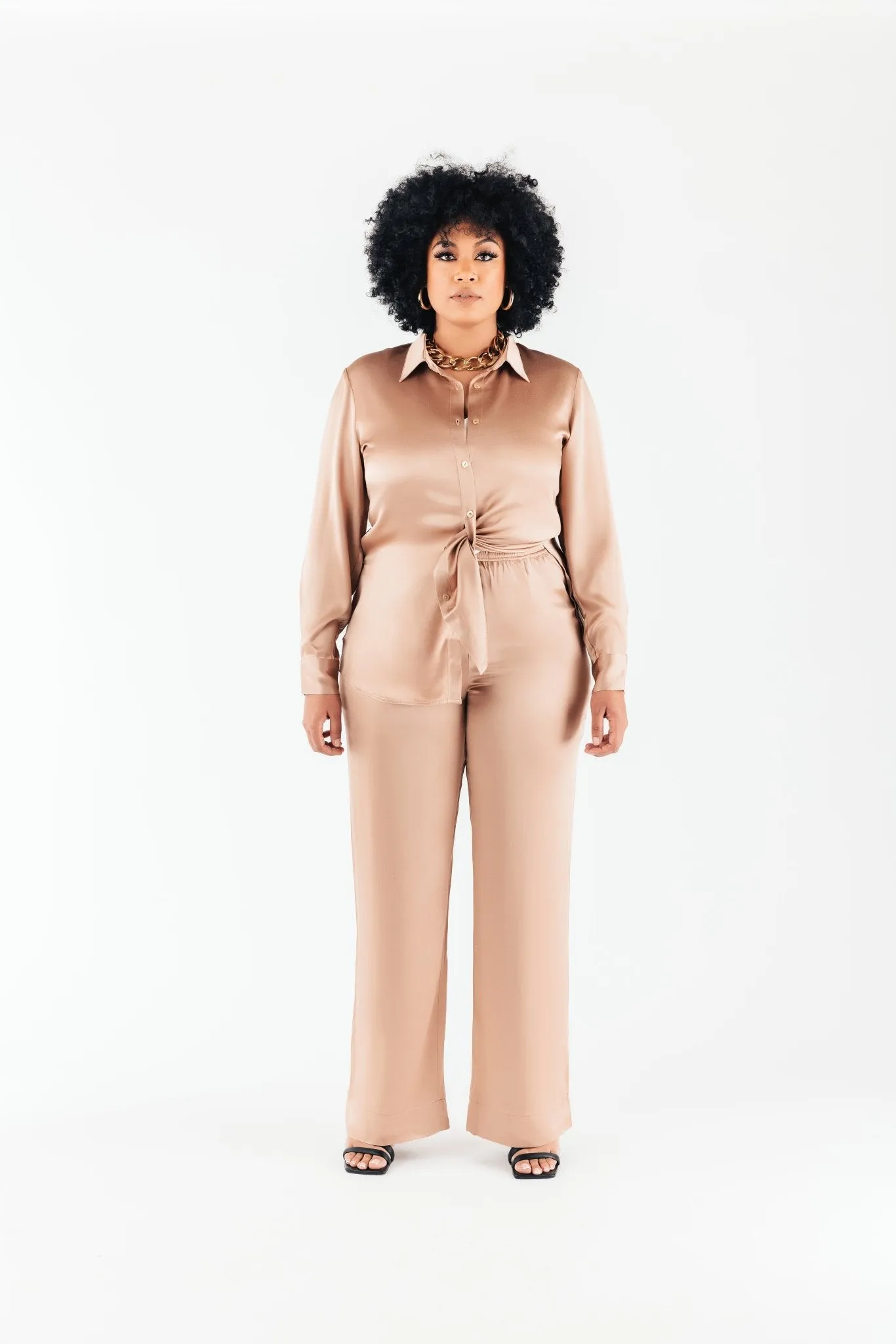Satin Bettina Blouse