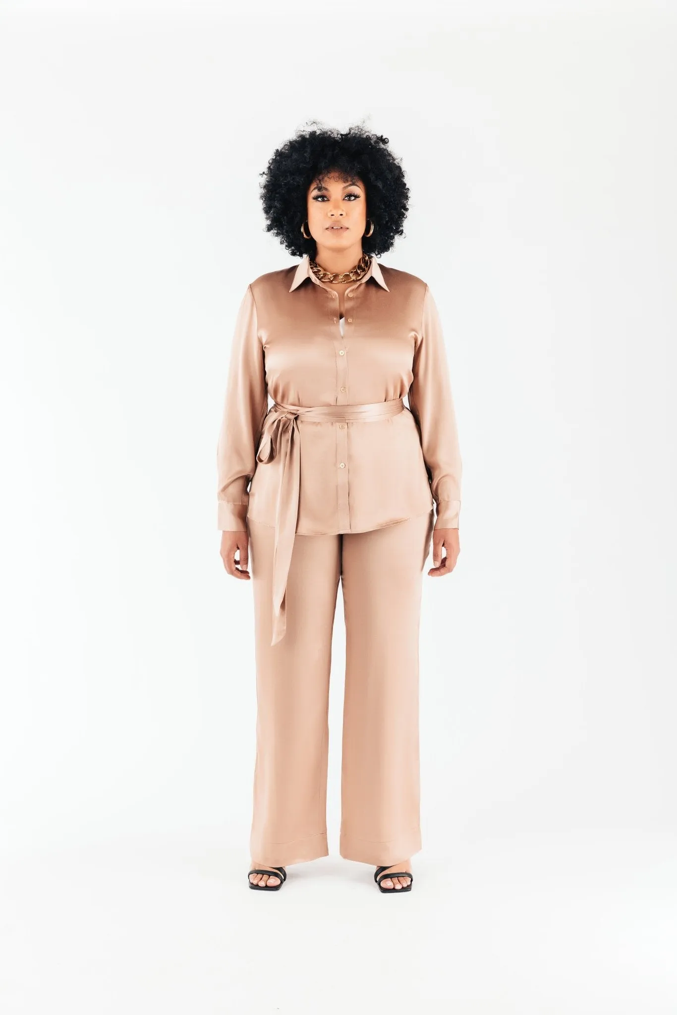 Satin Bettina Blouse