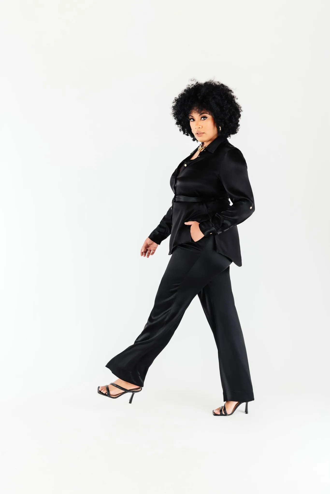 Satin Bettina Blouse