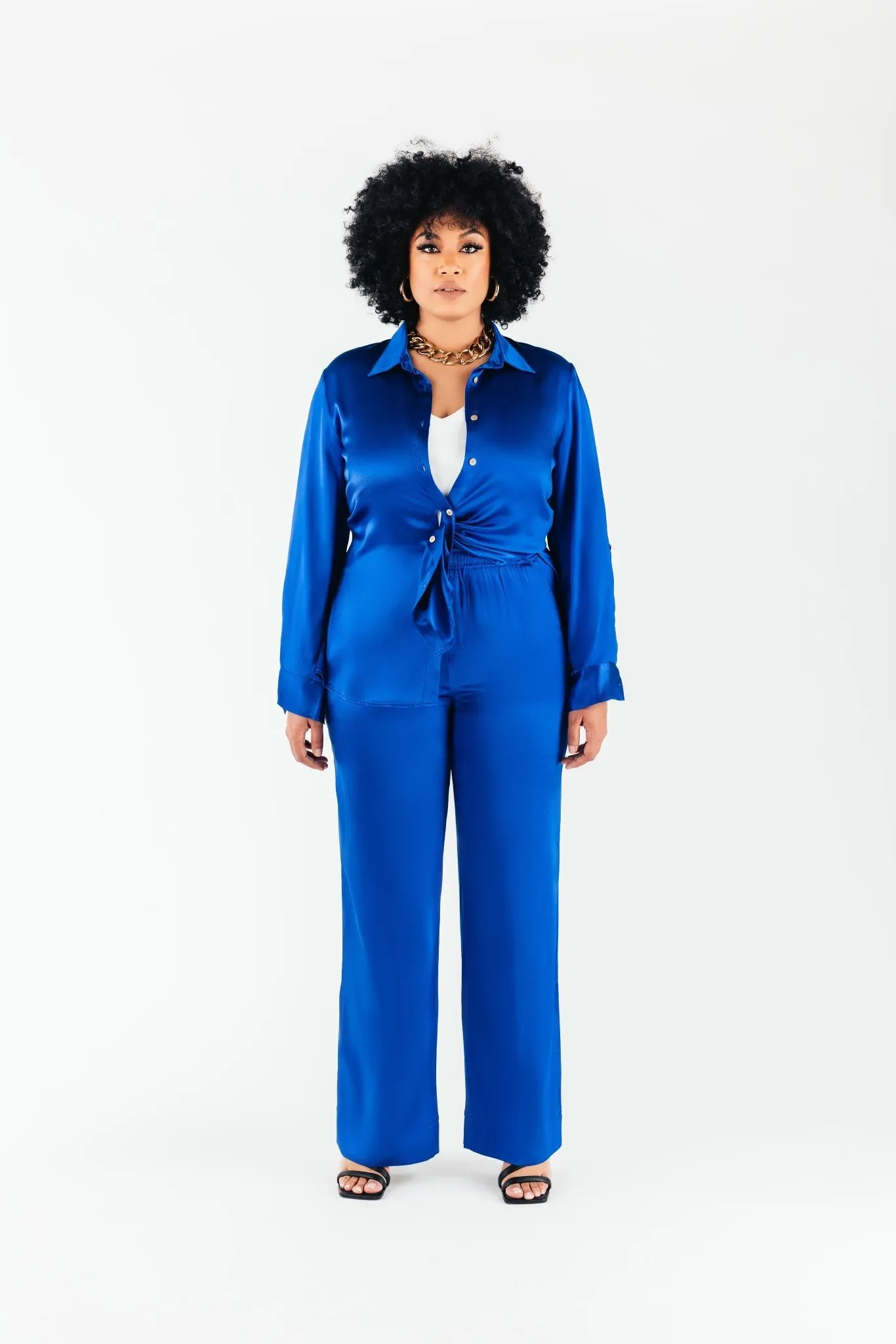 Satin Bettina Blouse