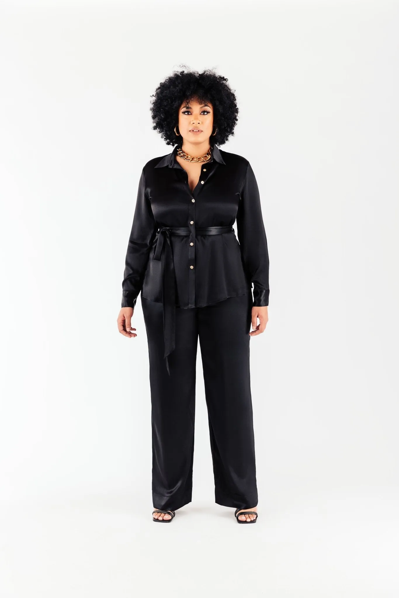 Satin Bettina Blouse