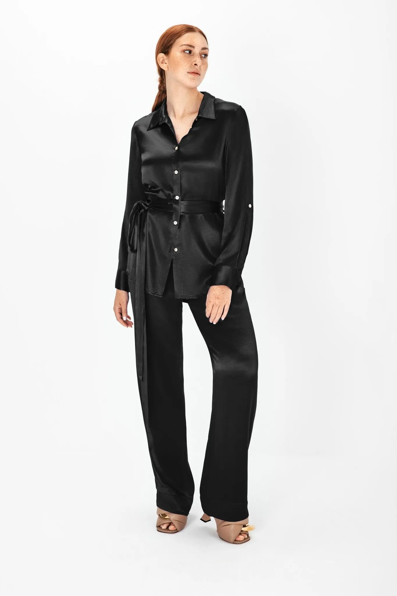 Satin Bettina Blouse