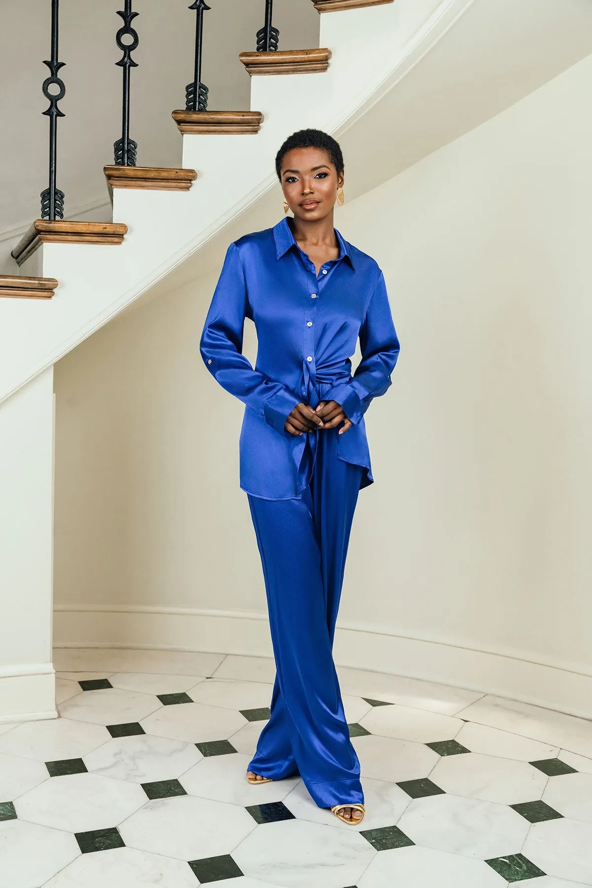 Satin Bettina Blouse
