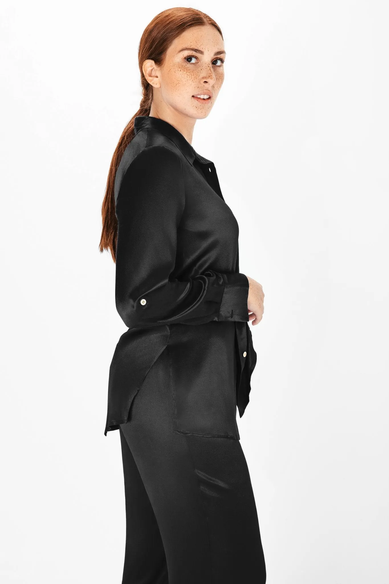 Satin Bettina Blouse