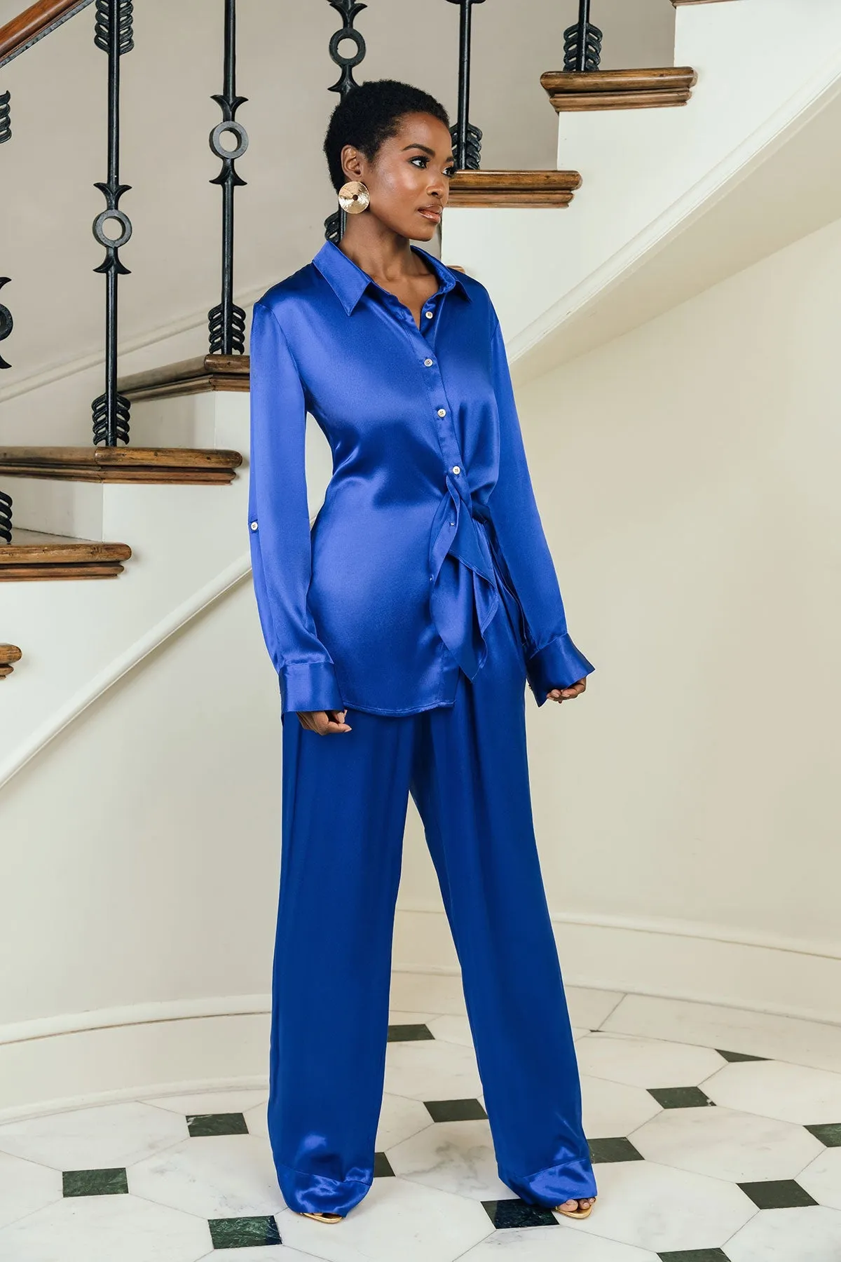 Satin Bettina Blouse