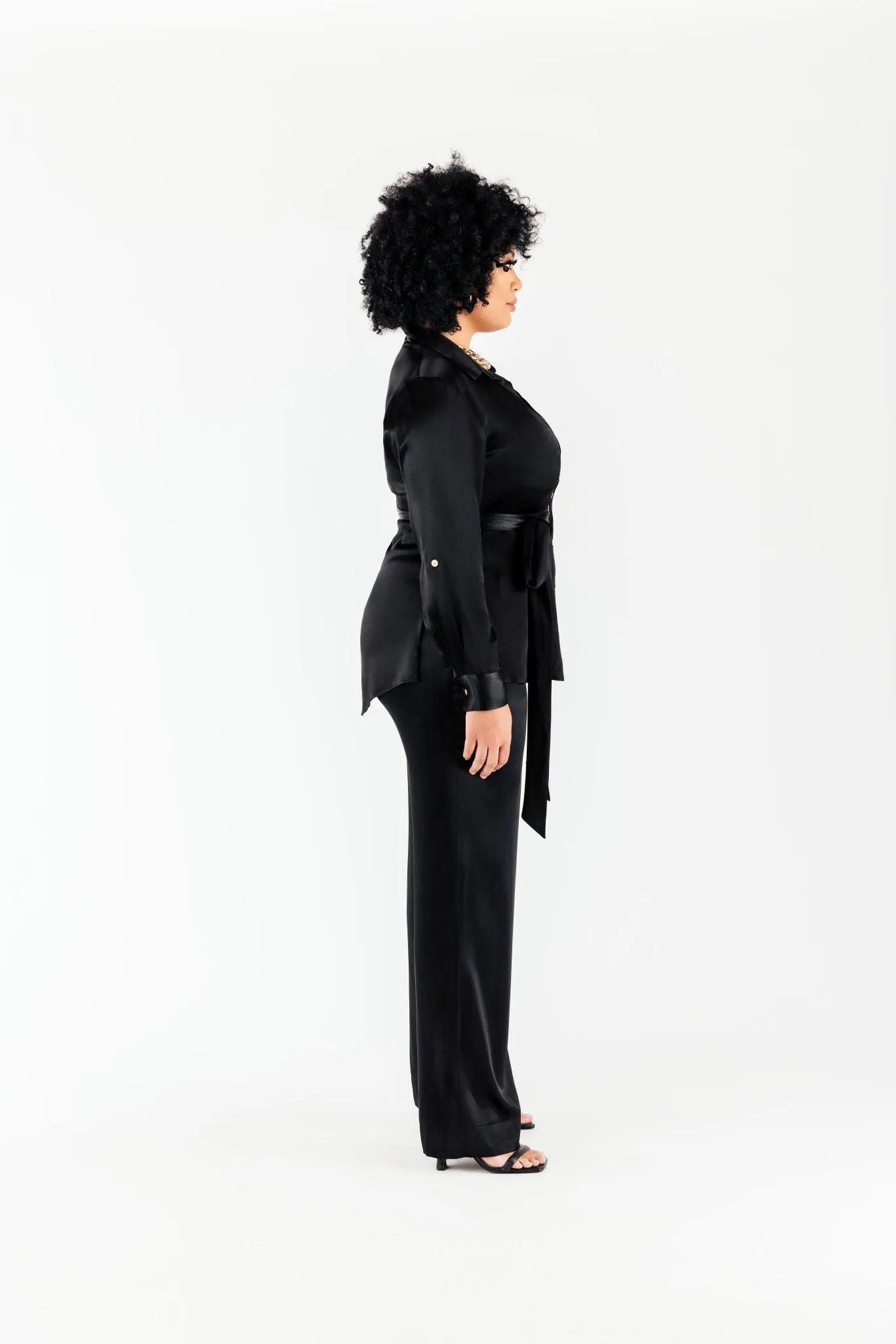 Satin Bettina Blouse