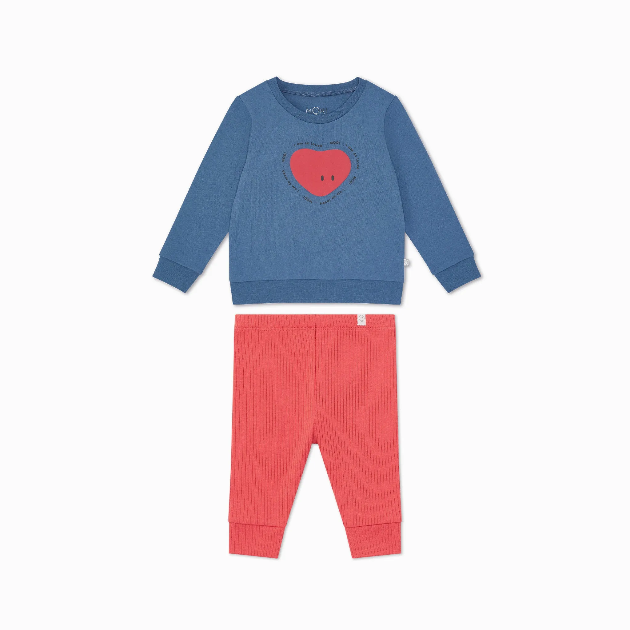 So Loved Sweatshirt & Ribbed Leggings Outfit