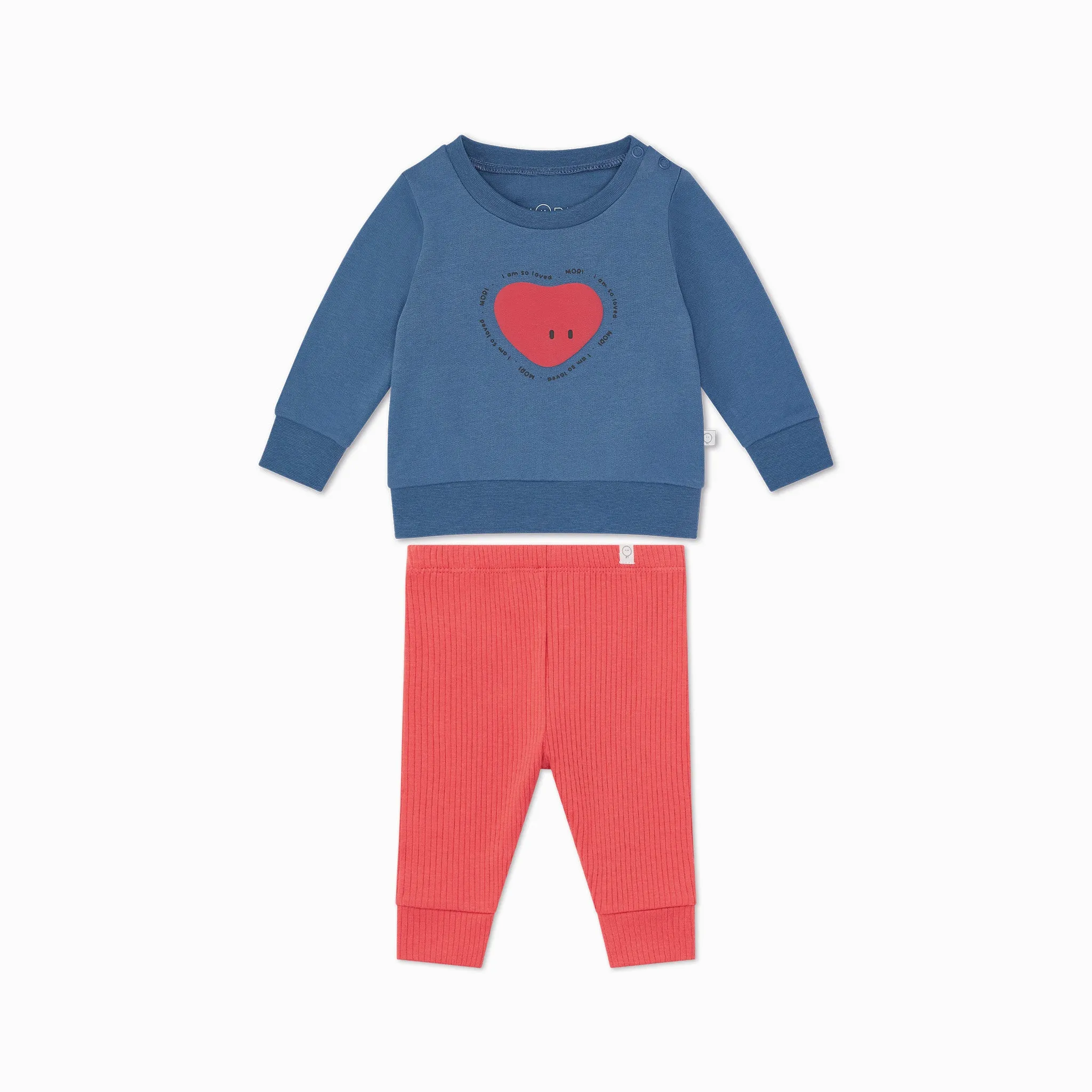 So Loved Sweatshirt & Ribbed Leggings Outfit