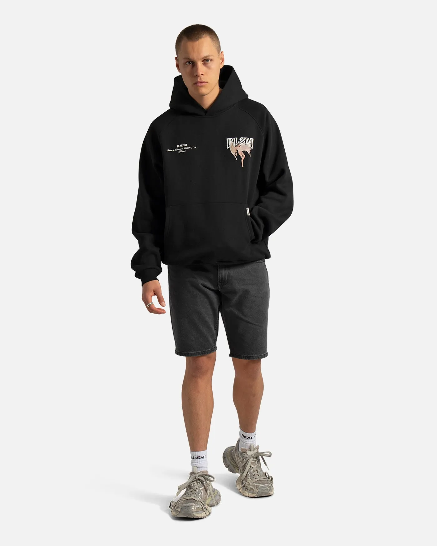 SSS REALISM GUARDIAN HOODIE BLACK