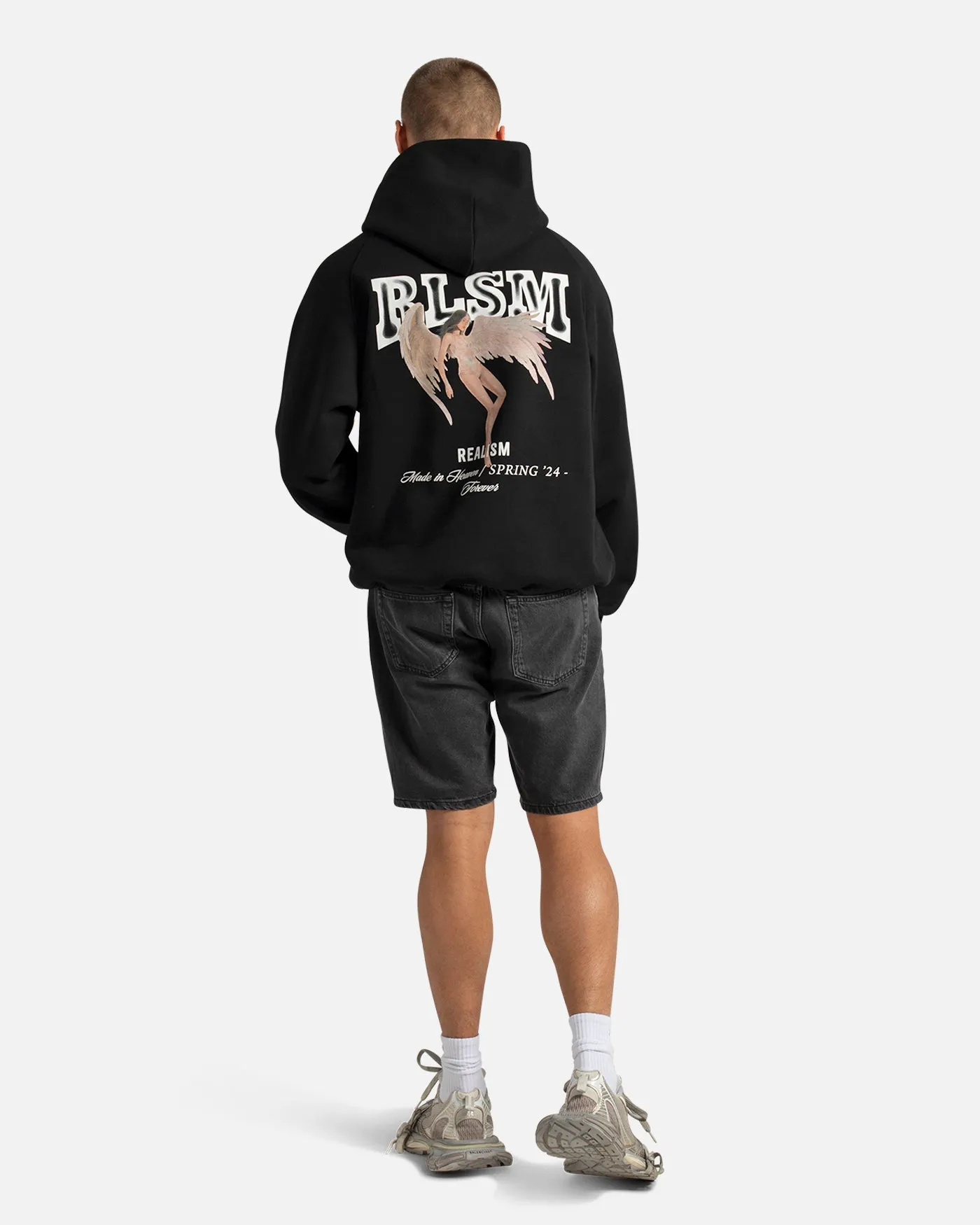 SSS REALISM GUARDIAN HOODIE BLACK