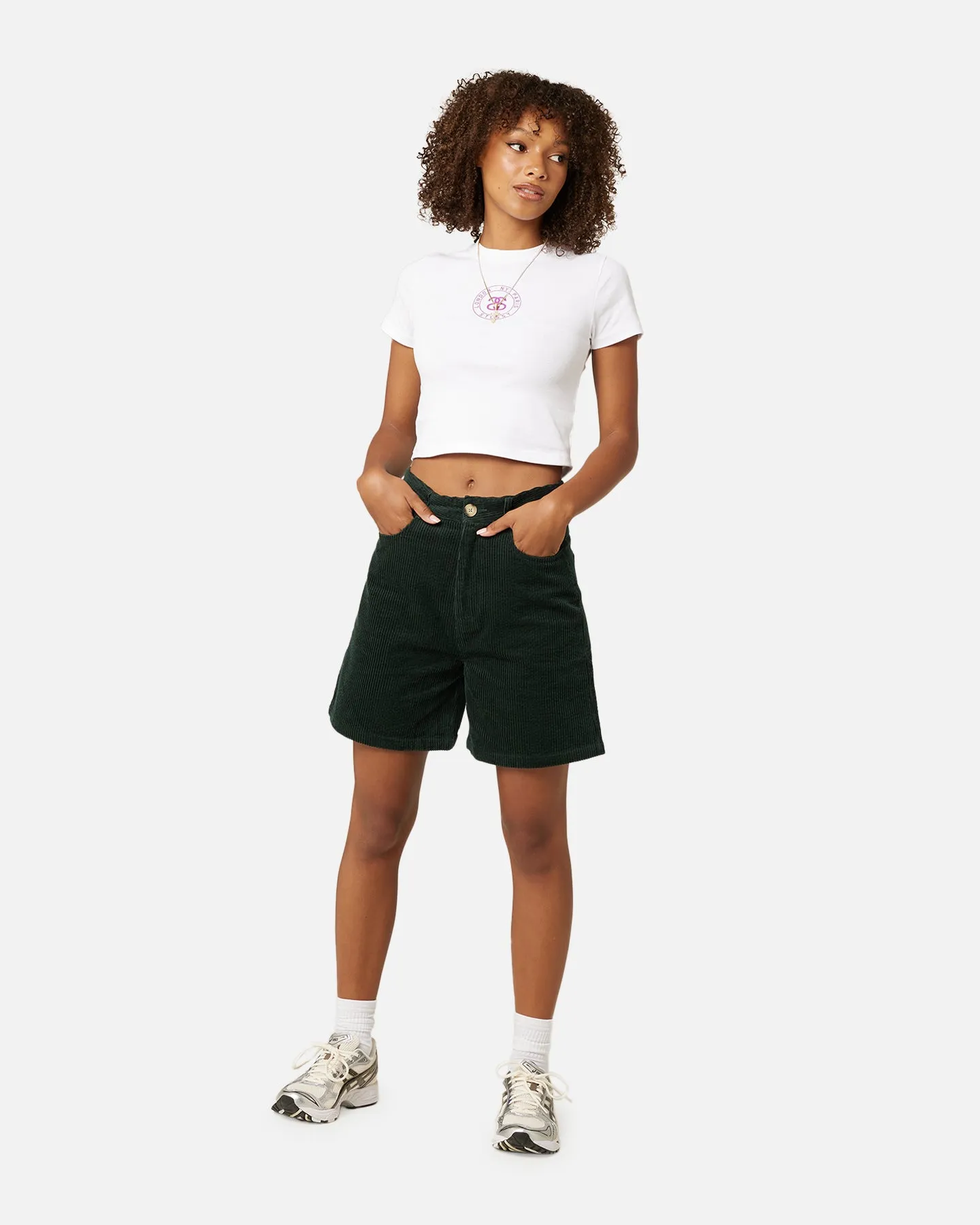 Stussy Women's Seal Rib T-Shirt White
