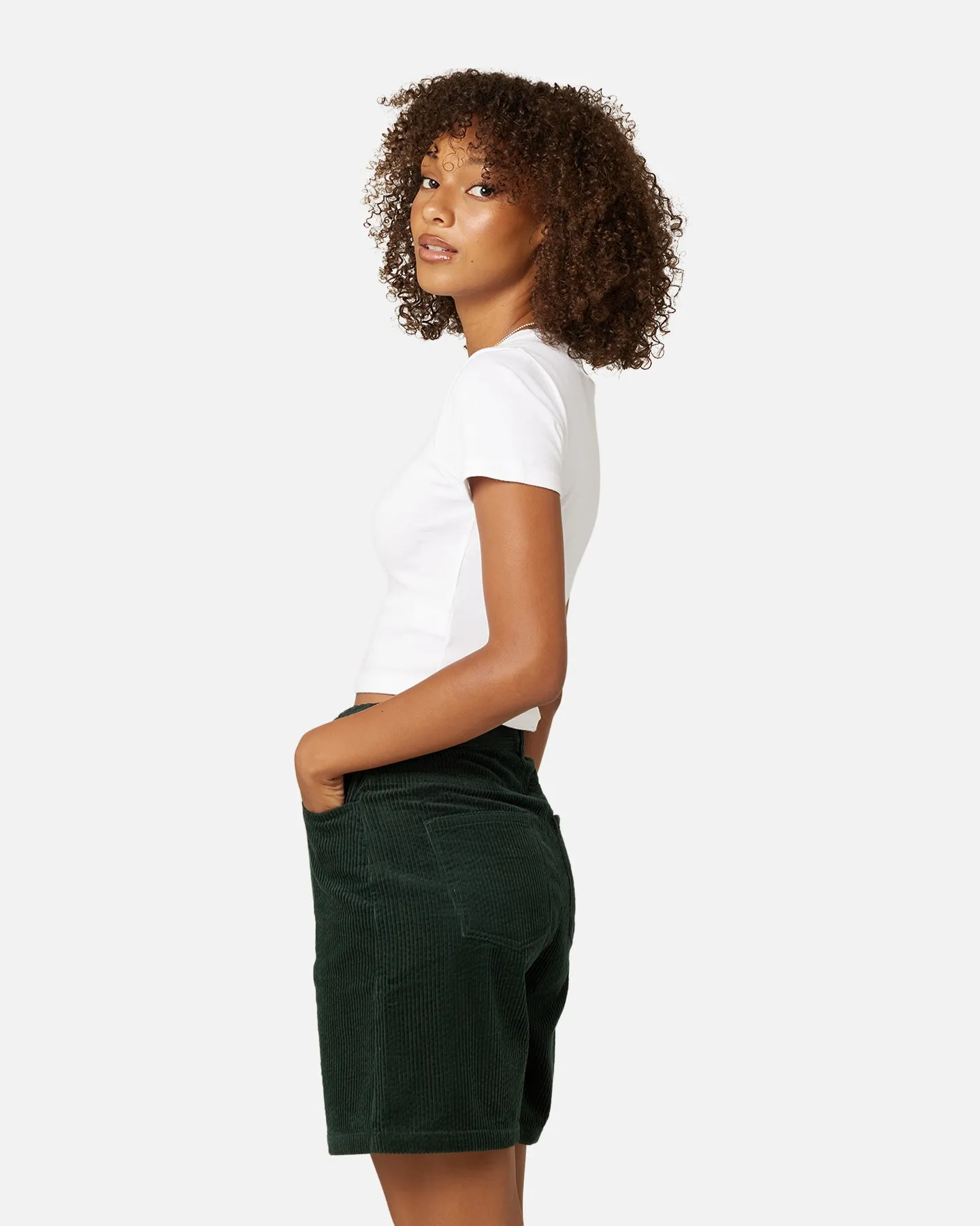 Stussy Women's Seal Rib T-Shirt White