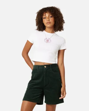 Stussy Women's Seal Rib T-Shirt White