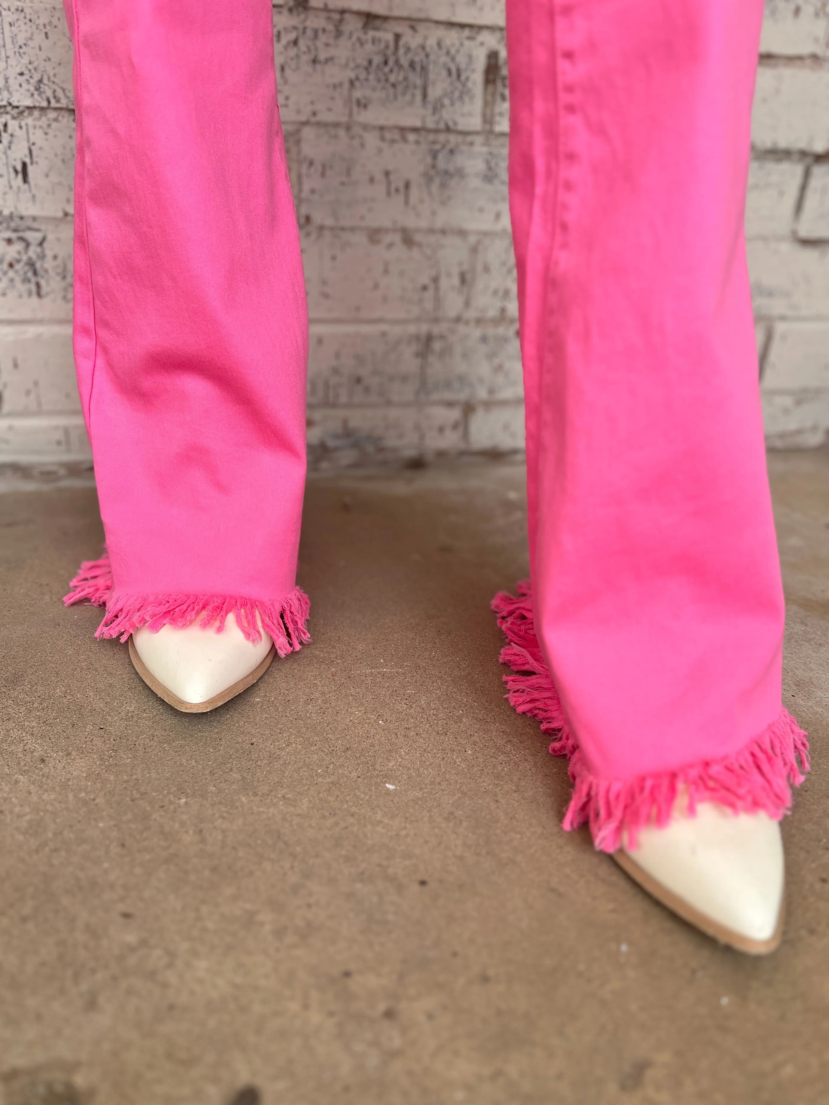 Sunset Fringe Flares