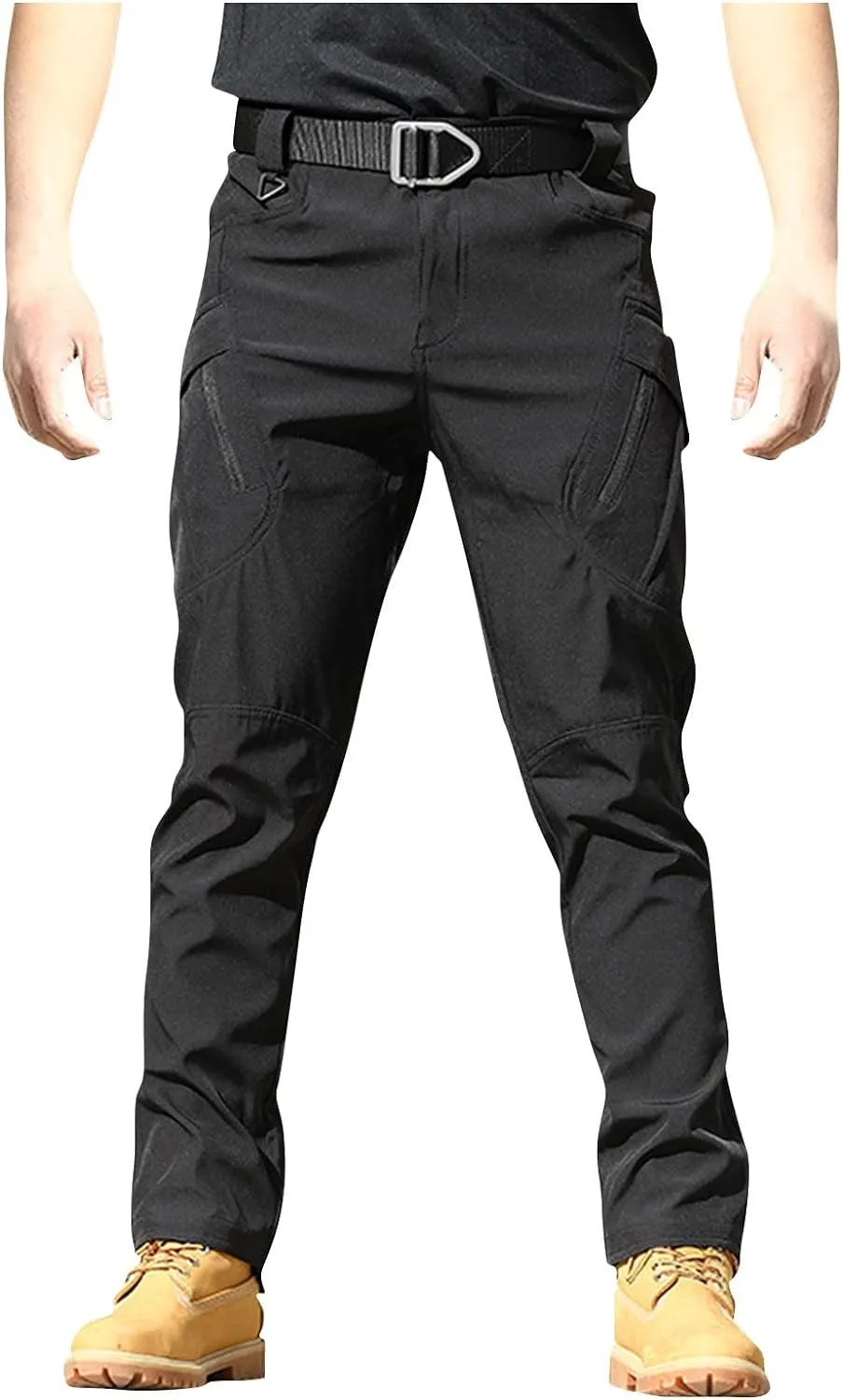 Tactical Pants for Men Relaxed Fit Ripstop Work Cargo Pants Stretch Flex Camo Hiking Pant Multi Pockets Outdoor Clothing