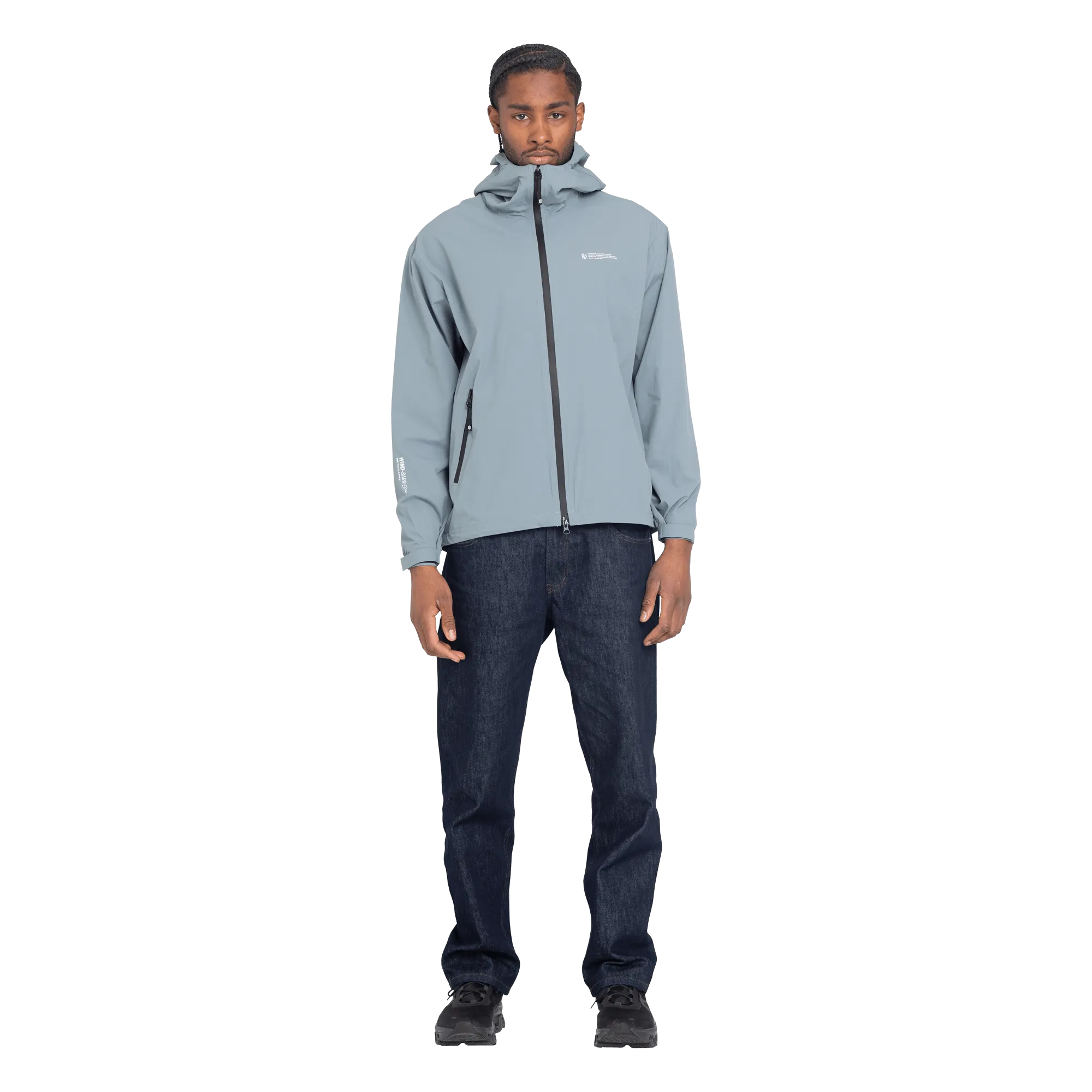 Tompkins Windbreaker - Dusty Blue