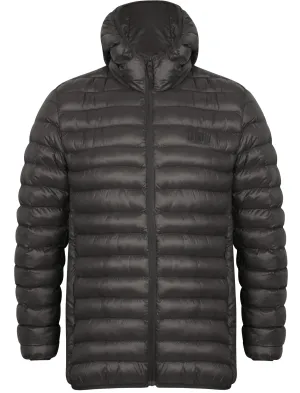 Torbock Quilted Puffer Jacket in Asphalt - Tokyo Laundry