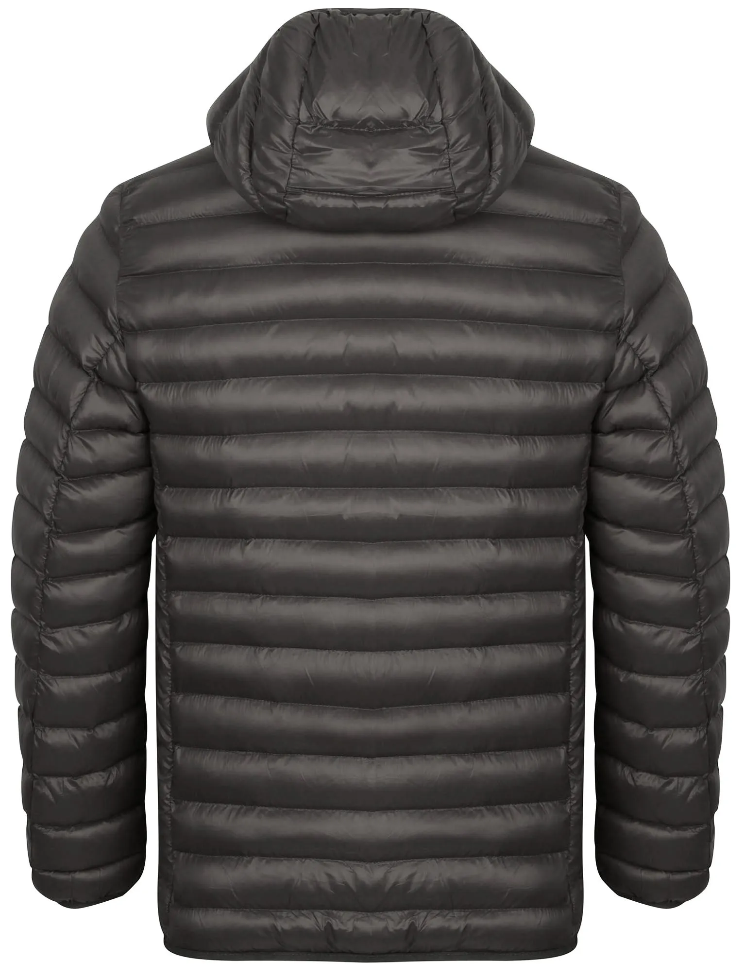 Torbock Quilted Puffer Jacket in Asphalt - Tokyo Laundry
