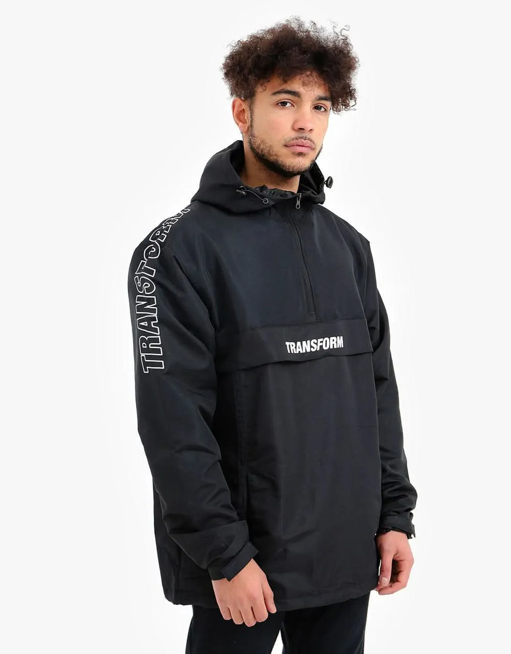 Transform The Fast Text Windbreaker 2021 Snowboard Jacket - Black/Black