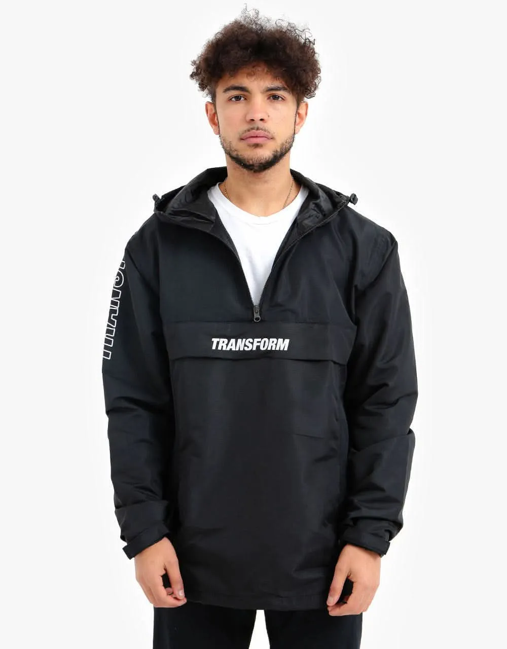 Transform The Fast Text Windbreaker 2021 Snowboard Jacket - Black/Black