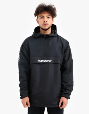 Transform The Fast Text Windbreaker 2021 Snowboard Jacket - Black/Black