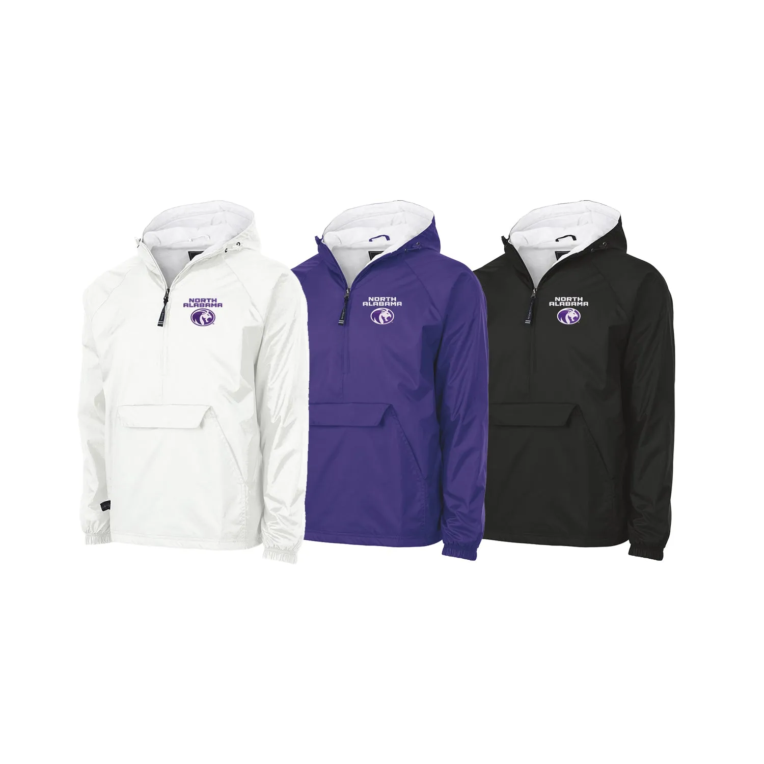 University of North Alabama Lined Windbreaker - Embroidered Choice of Logo