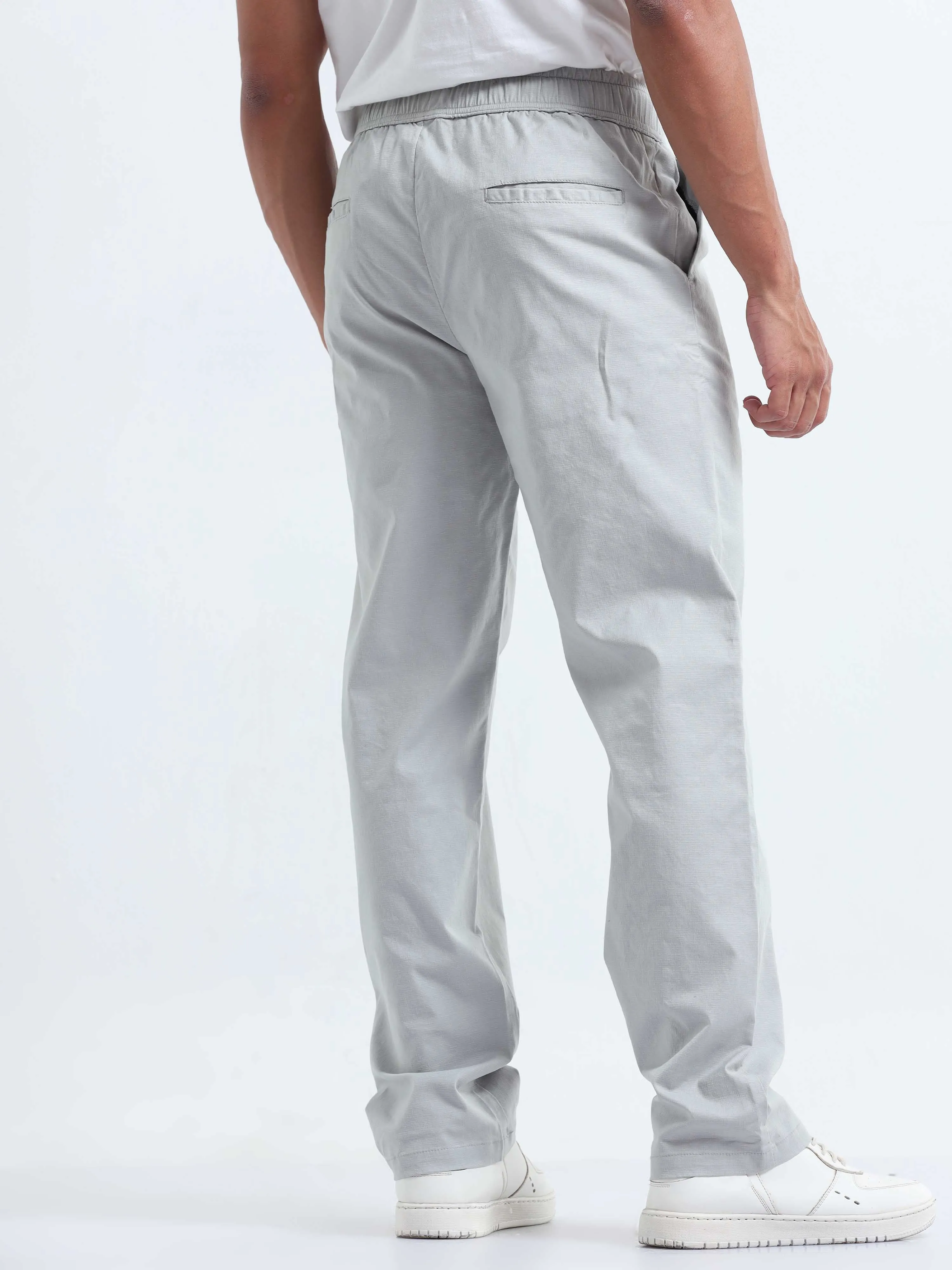Verve Structural Grey Relaxed Pants