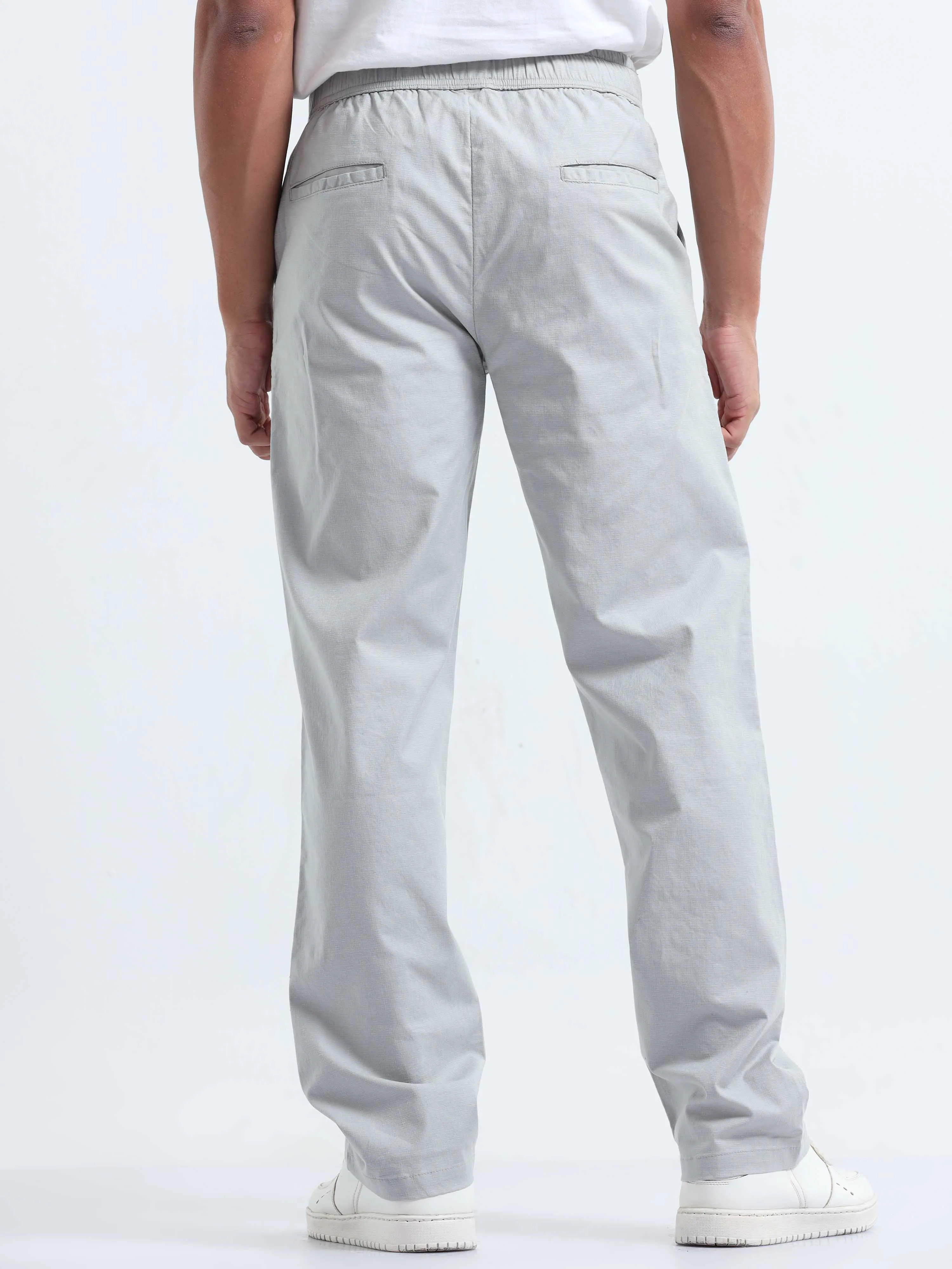 Verve Structural Grey Relaxed Pants
