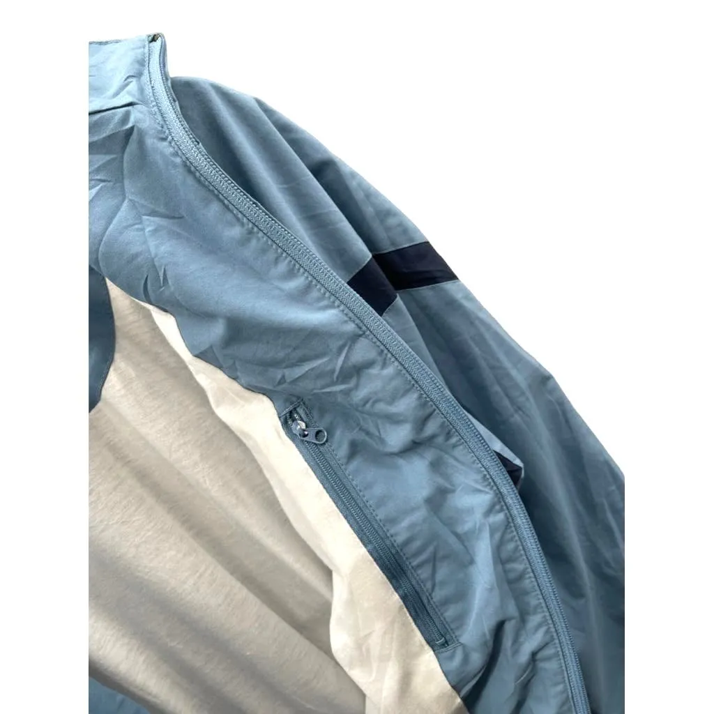 Vintage 2000's Nike Blue Two-Tone Lightweight Zip Jacket