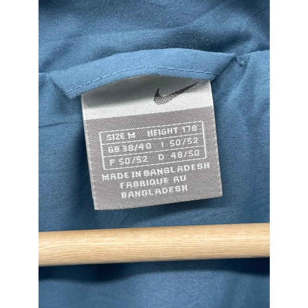 Vintage 2000's Nike Blue Two-Tone Lightweight Zip Jacket