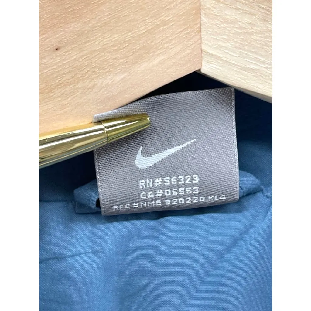 Vintage 2000's Nike Blue Two-Tone Lightweight Zip Jacket