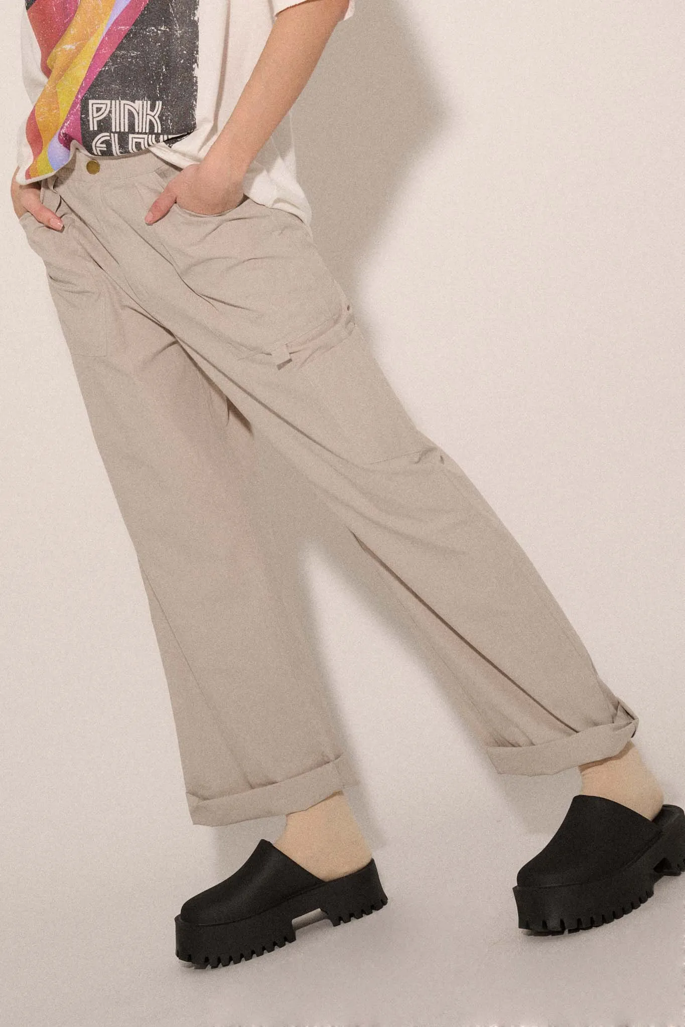 Walk Tall Straight-Leg Cotton Twill Cargo Pants