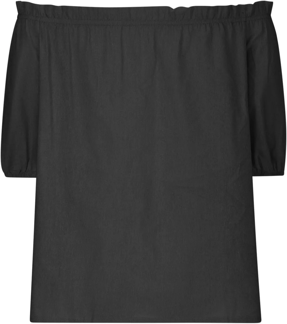 Womens Off Shoulder Tops Linen Cotton Tunic Tops Long Sleeves Ruffle Balloon Sleeve Shirts Summer Casual Blouses
