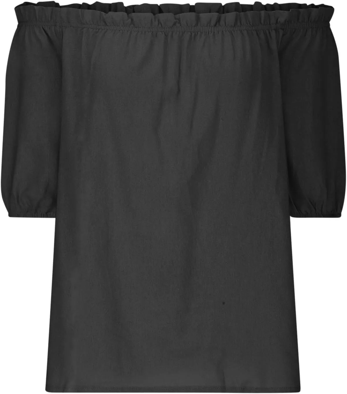Womens Off Shoulder Tops Linen Cotton Tunic Tops Long Sleeves Ruffle Balloon Sleeve Shirts Summer Casual Blouses