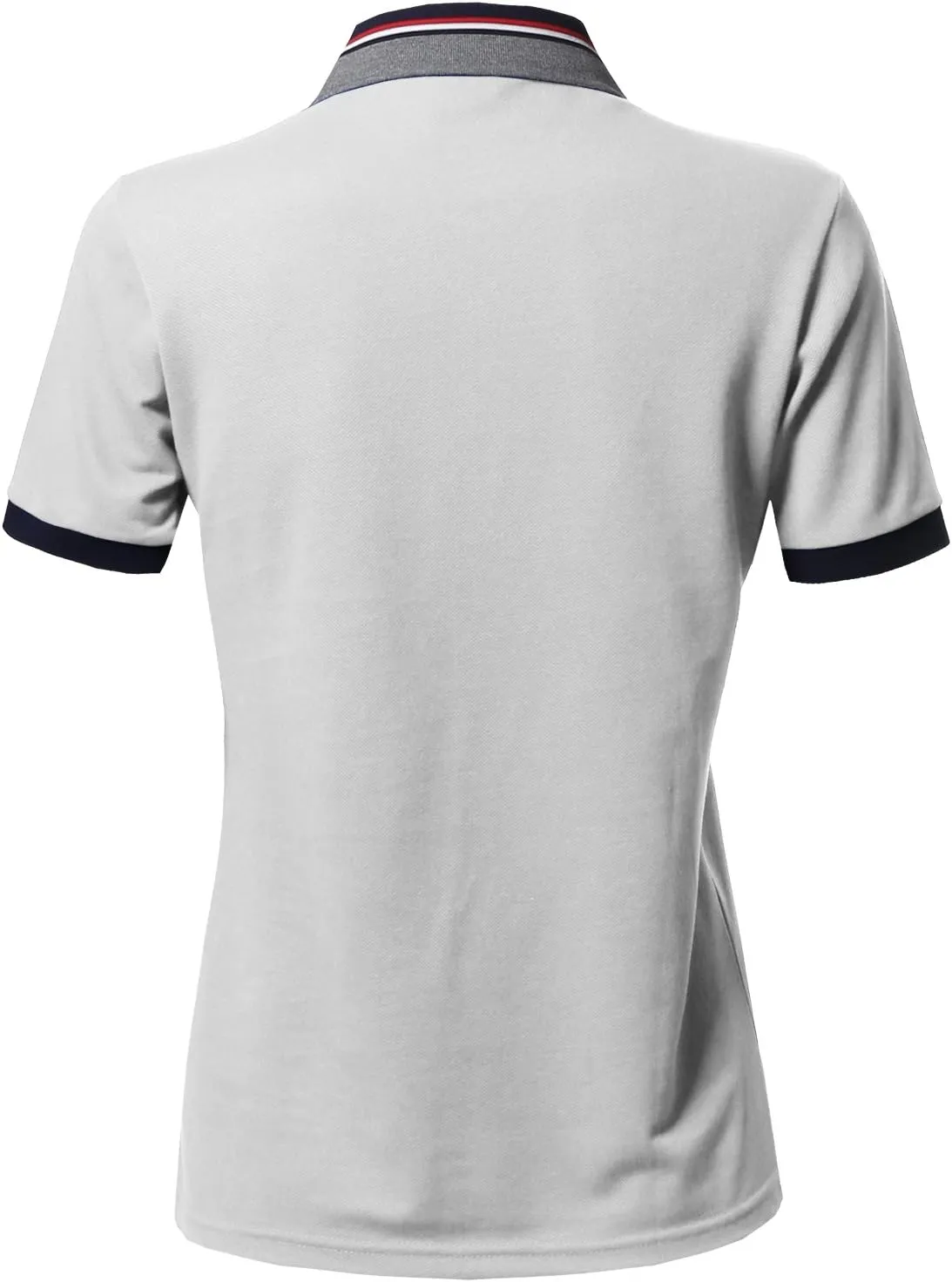 Women's Solid Cool Dri-Fit Active Leisure Short Sleeve Polo T-Shirt Tee